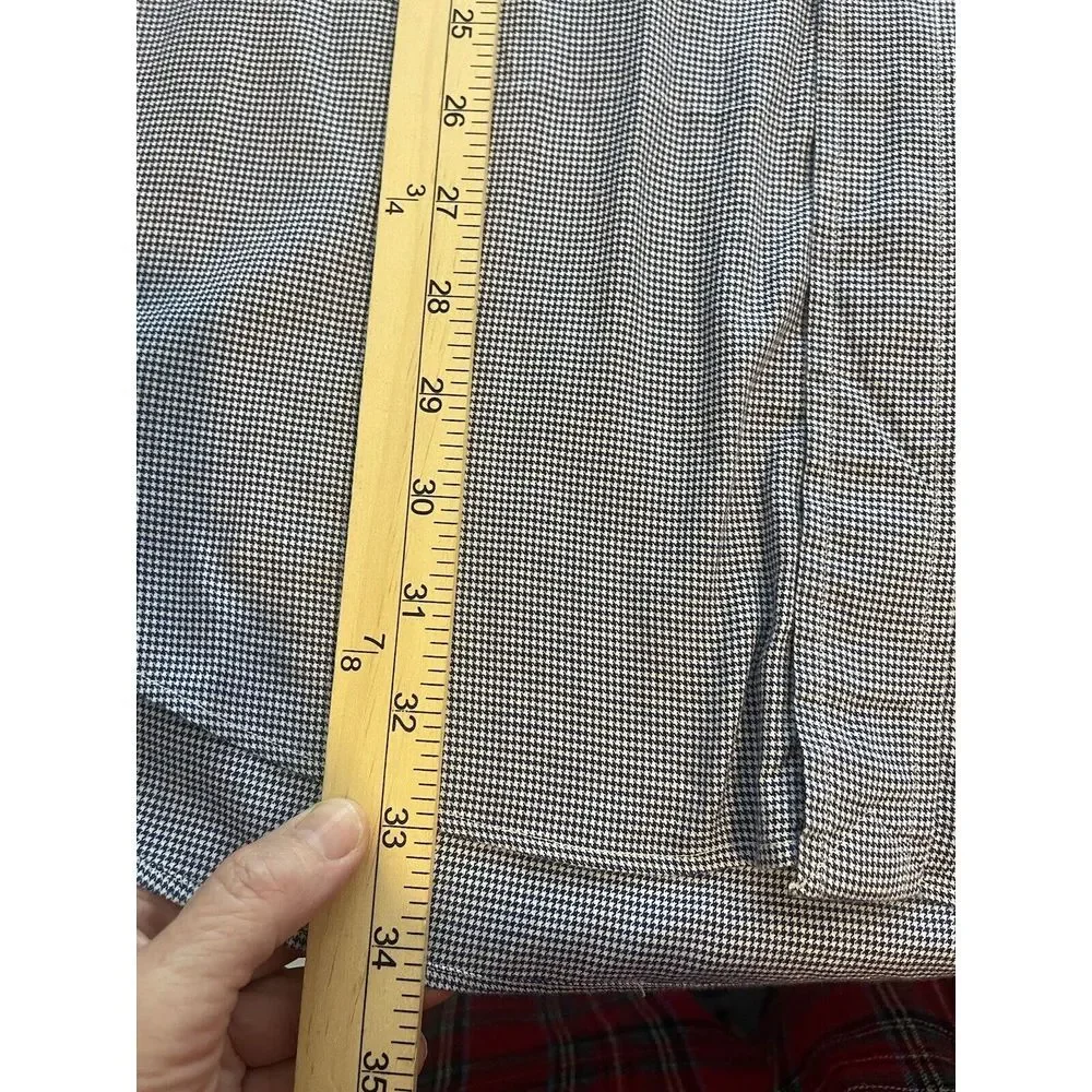 Ralph Lauren Men's 17-35 Navy White Check Cotton Yarmouth XL Button Down Classic